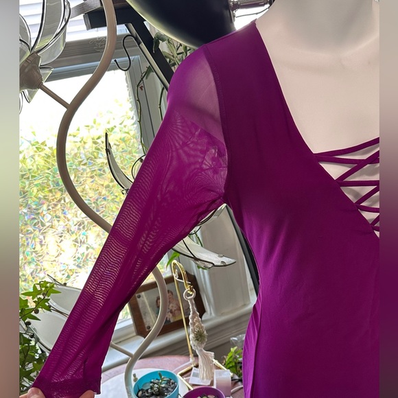 Cross Cross Cut Out Club Dress - Picture 2 of 3